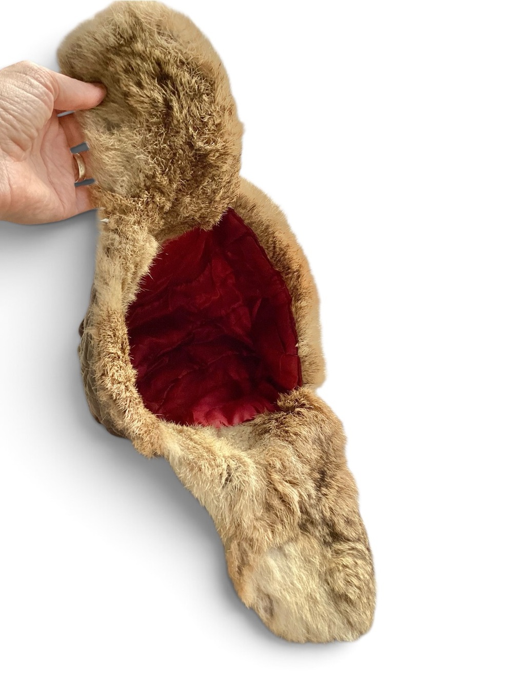 Real Rabbit Fur Trapper Hat L/XL - Picture 8 of 13